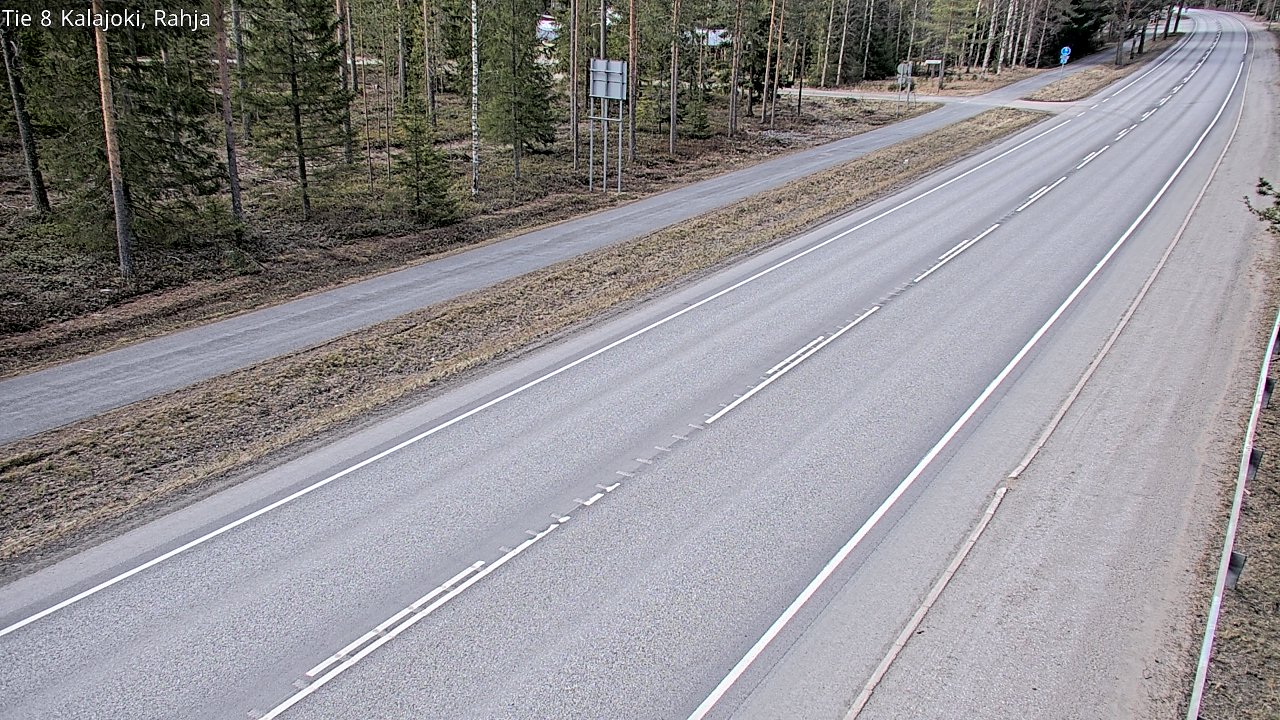 Weather Camera Image Road 8 Kalajoki, Rahja, Kalajoki, Pohjois-Pohjanmaa