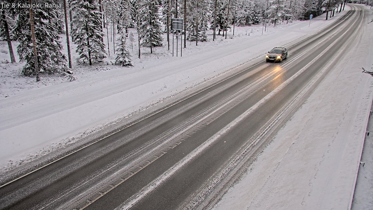 Weather Camera Image Väg 8 Kalajoki, Rahja, Kalajoki, Pohjois-Pohjanmaa