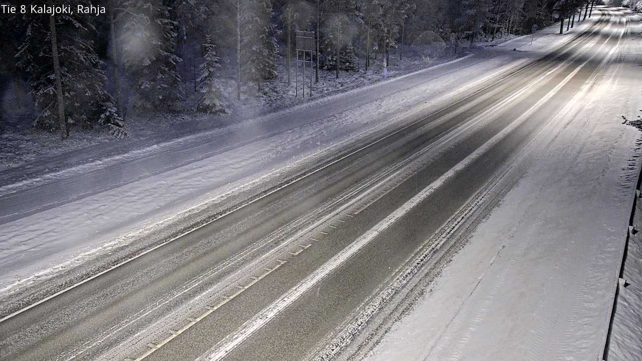 Weather Camera Image Väg 8 Kalajoki, Rahja, Kalajoki, Pohjois-Pohjanmaa