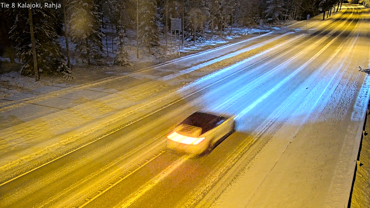 Weather Camera Image Road 8 Kalajoki, Rahja, Kalajoki, Pohjois-Pohjanmaa