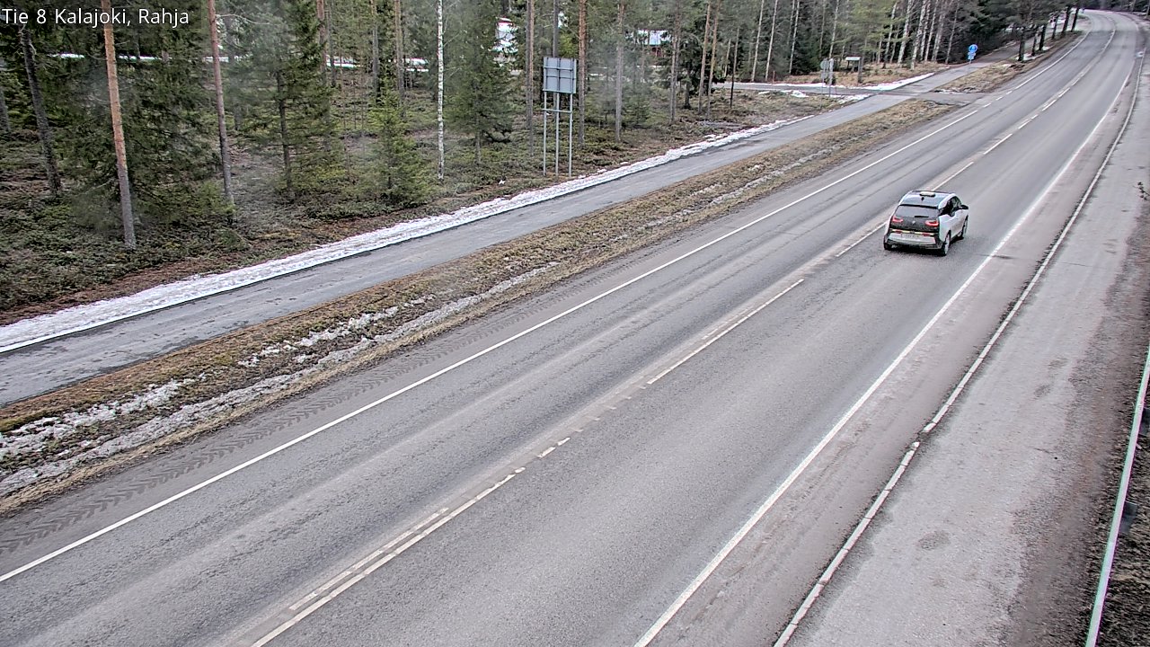 Weather Camera Image Väg 8 Kalajoki, Rahja, Kalajoki, Pohjois-Pohjanmaa