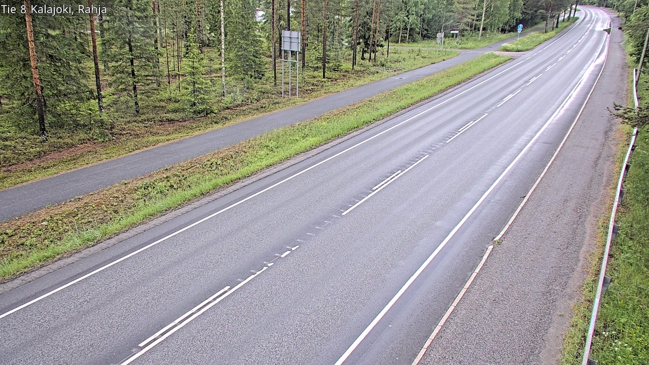 Weather Camera Image Road 8 Kalajoki, Rahja, Kalajoki, Pohjois-Pohjanmaa