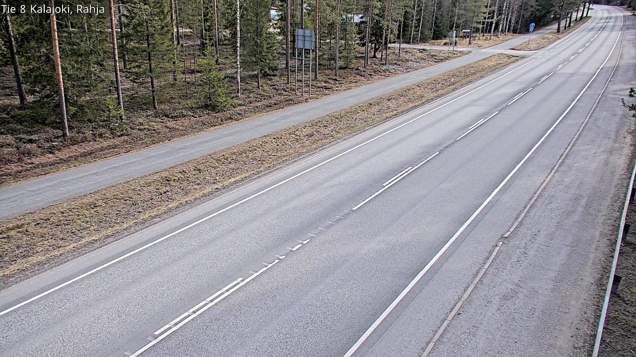 Kelikamerat Kuva Tie 8 Kalajoki, Rahja, Kalajoki, Pohjois-Pohjanmaa