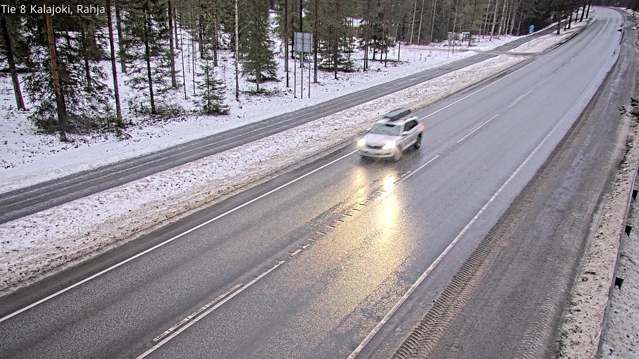 Weather Camera Image Road 8 Kalajoki, Rahja, Kalajoki, Pohjois-Pohjanmaa