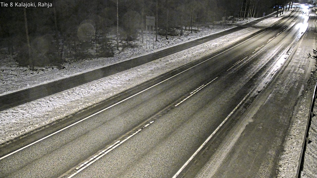 Weather Camera Image Väg 8 Kalajoki, Rahja, Kalajoki, Pohjois-Pohjanmaa