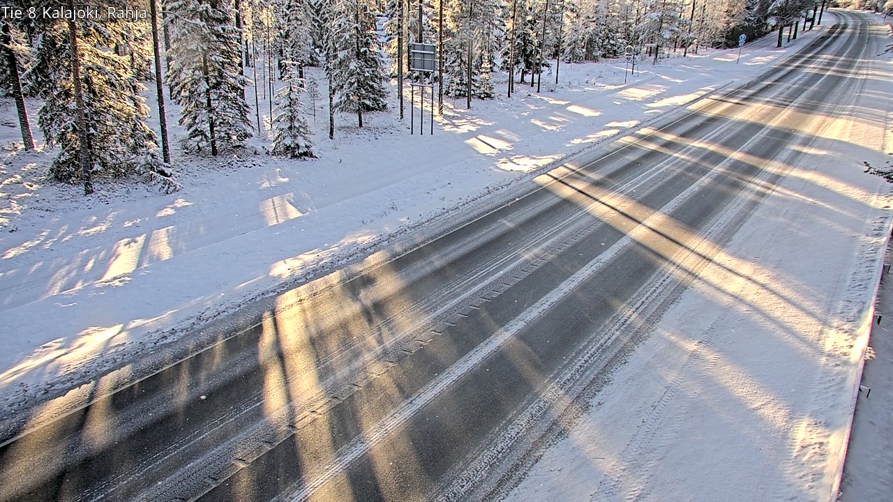 Weather Camera Image Väg 8 Kalajoki, Rahja, Kalajoki, Pohjois-Pohjanmaa