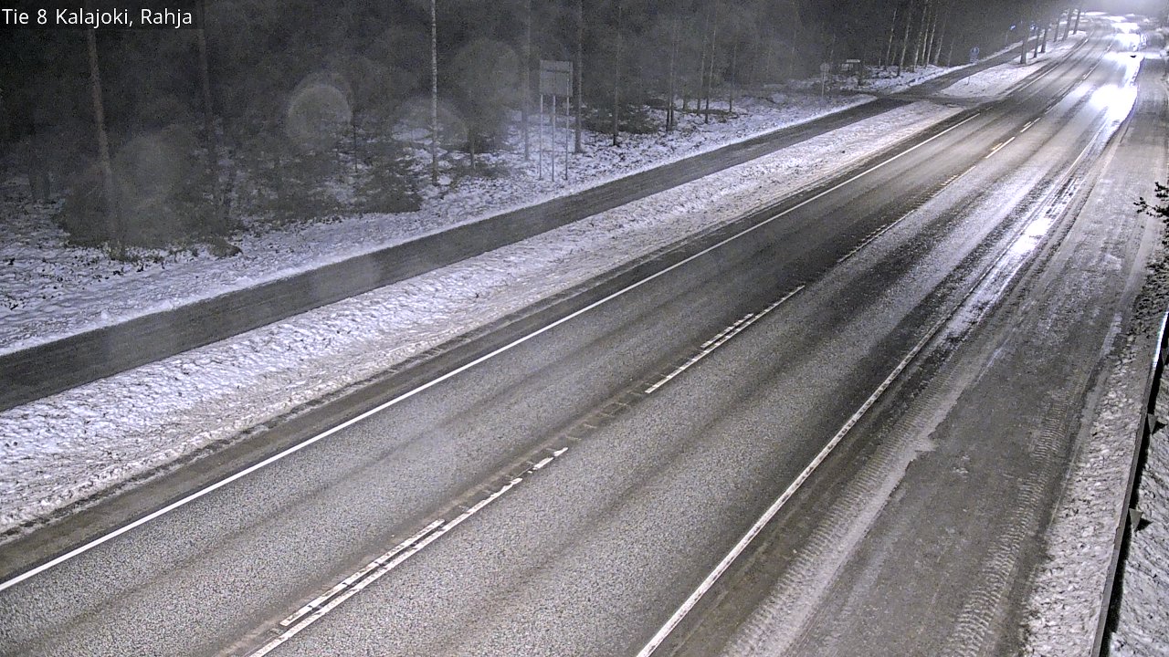 Weather Camera Image Väg 8 Kalajoki, Rahja, Kalajoki, Pohjois-Pohjanmaa