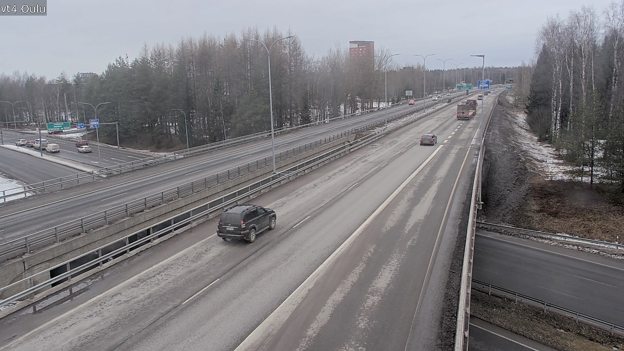 Weather Camera Image Road 4 Oulu, Oulu, Pohjois-Pohjanmaa