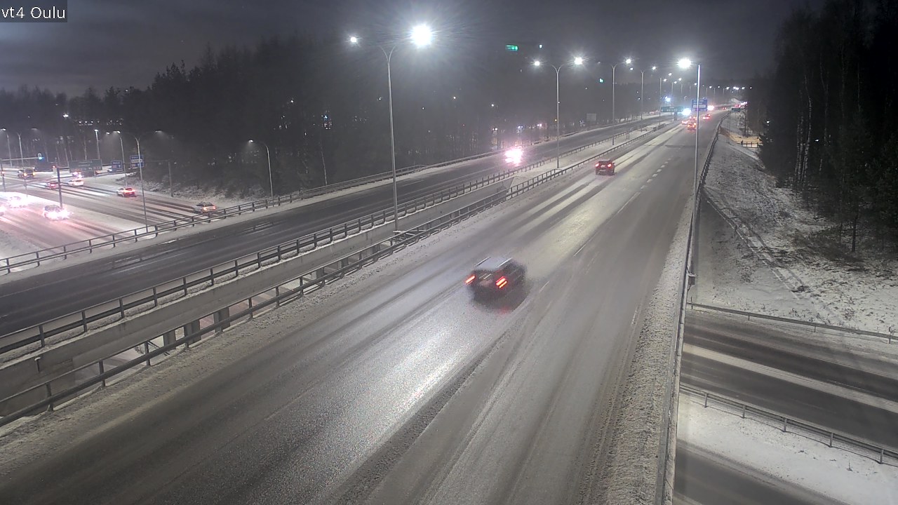 Weather Camera Image Väg 4 Uleåborg, Oulu, Pohjois-Pohjanmaa