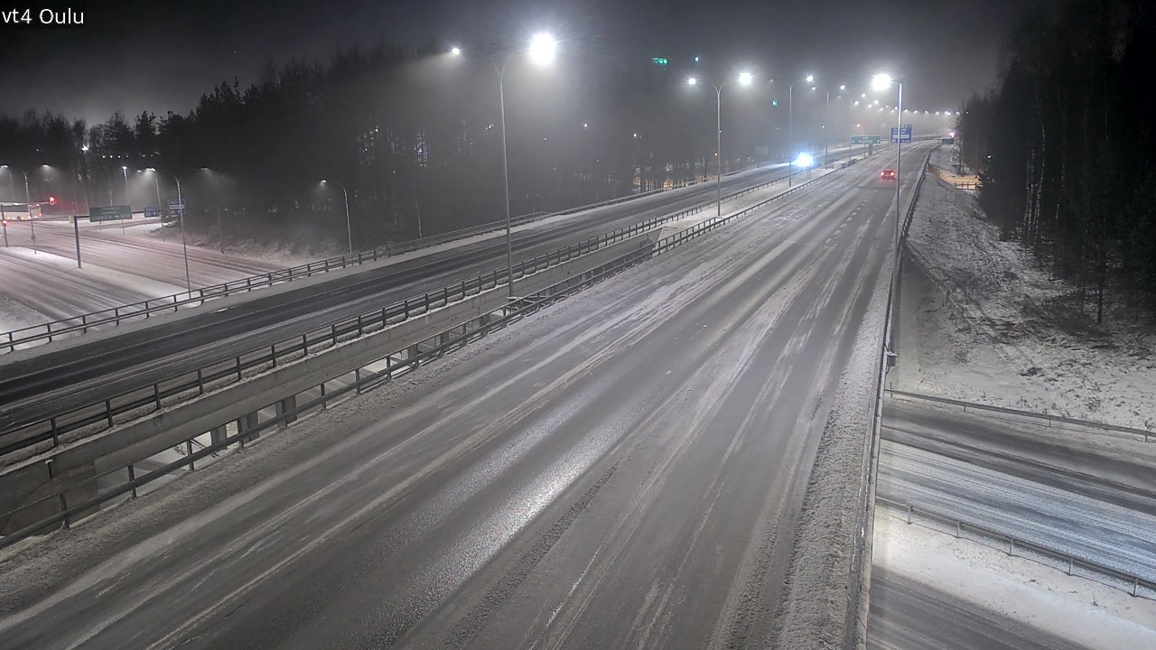 Weather Camera Image Väg 4 Uleåborg, Oulu, Pohjois-Pohjanmaa