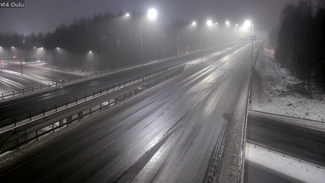 Weather Camera Image Väg 4 Uleåborg, Oulu, Pohjois-Pohjanmaa
