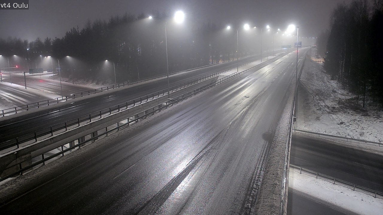 Weather Camera Image Väg 4 Uleåborg, Oulu, Pohjois-Pohjanmaa