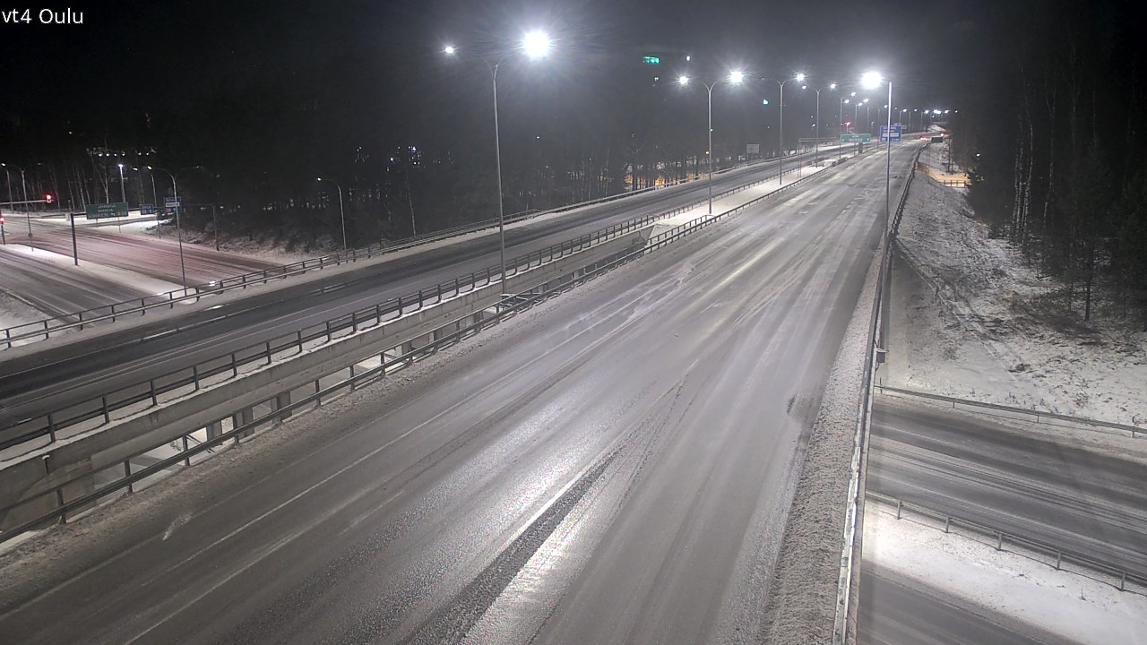 Weather Camera Image Väg 4 Uleåborg, Oulu, Pohjois-Pohjanmaa