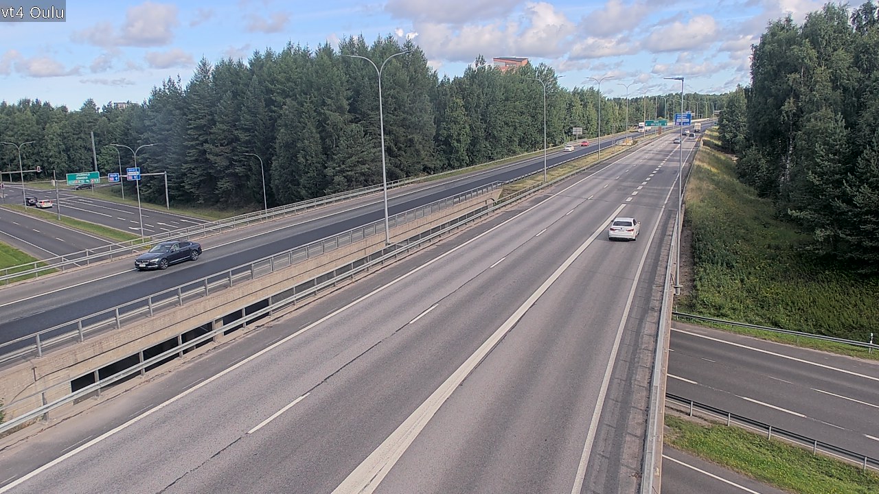 Weather Camera Image Väg 4 Uleåborg, Oulu, Pohjois-Pohjanmaa