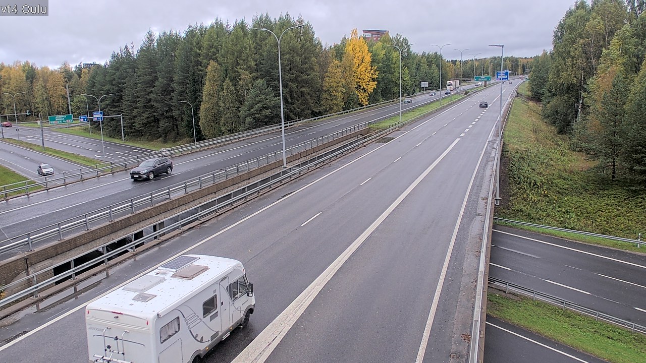 Weather Camera Image Road 4 Oulu, Oulu, Pohjois-Pohjanmaa