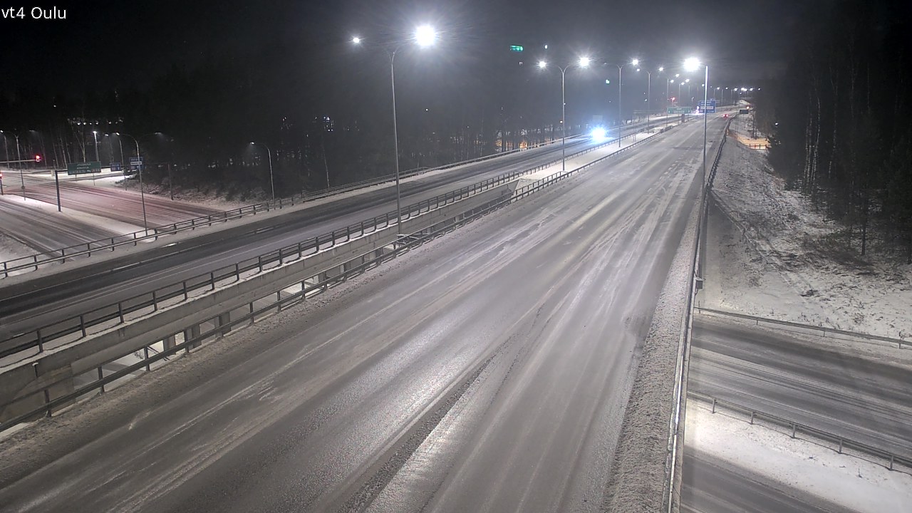 Weather Camera Image Väg 4 Uleåborg, Oulu, Pohjois-Pohjanmaa