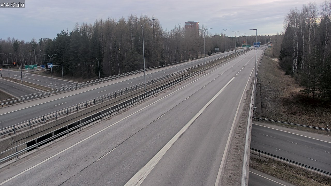 Weather Camera Image Road 4 Oulu, Oulu, Pohjois-Pohjanmaa