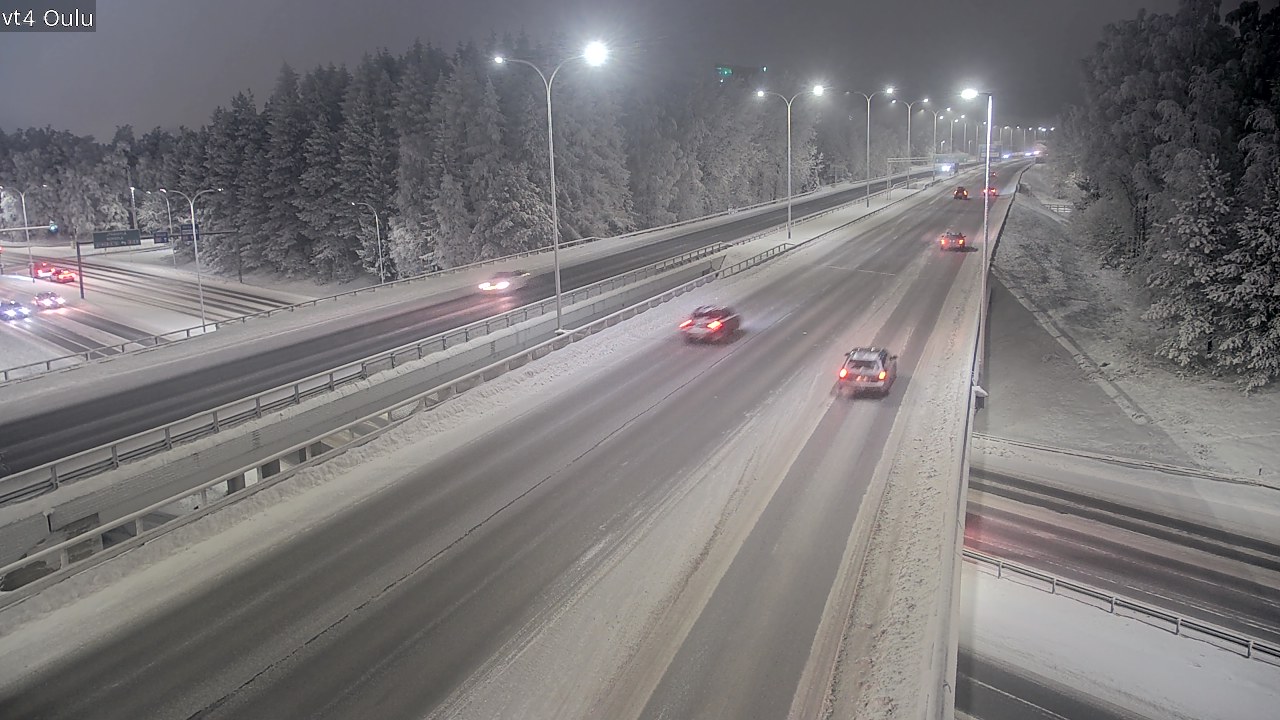 Weather Camera Image Road 4 Oulu, Oulu, Pohjois-Pohjanmaa