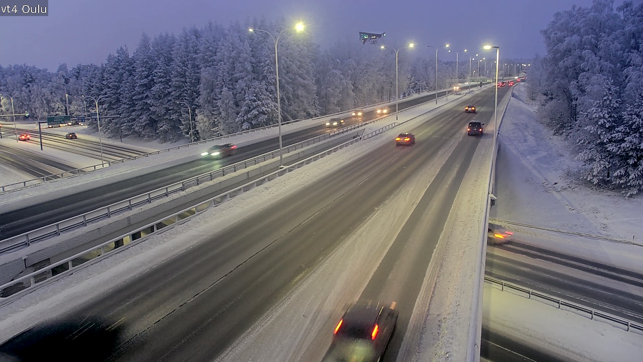 Weather Camera Image Road 4 Oulu, Oulu, Pohjois-Pohjanmaa