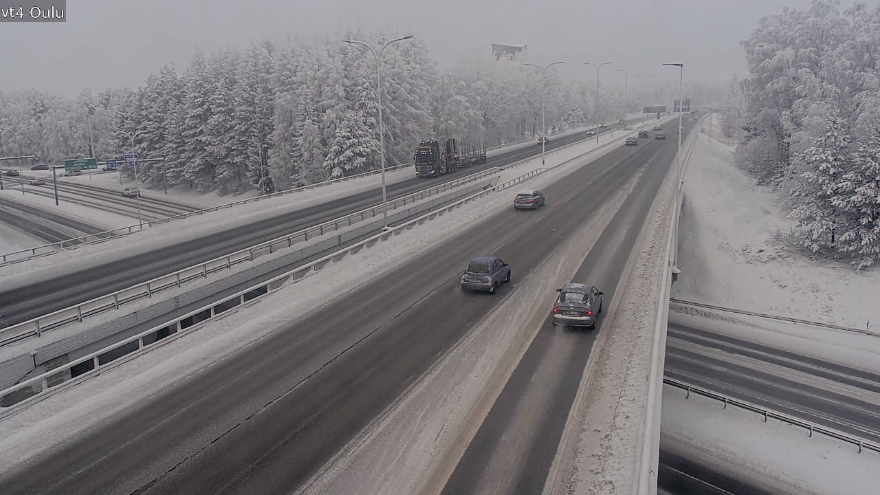 Weather Camera Image Road 4 Oulu, Oulu, Pohjois-Pohjanmaa