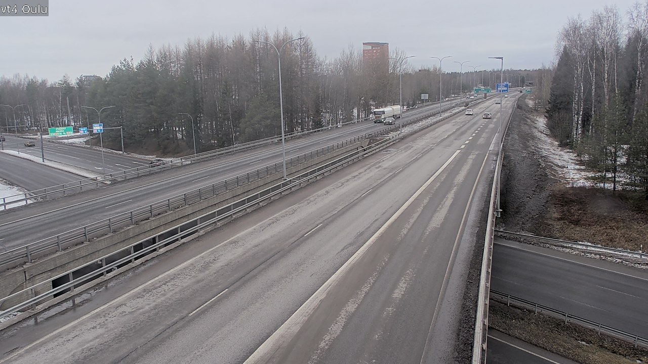 Weather Camera Image Road 4 Oulu, Oulu, Pohjois-Pohjanmaa
