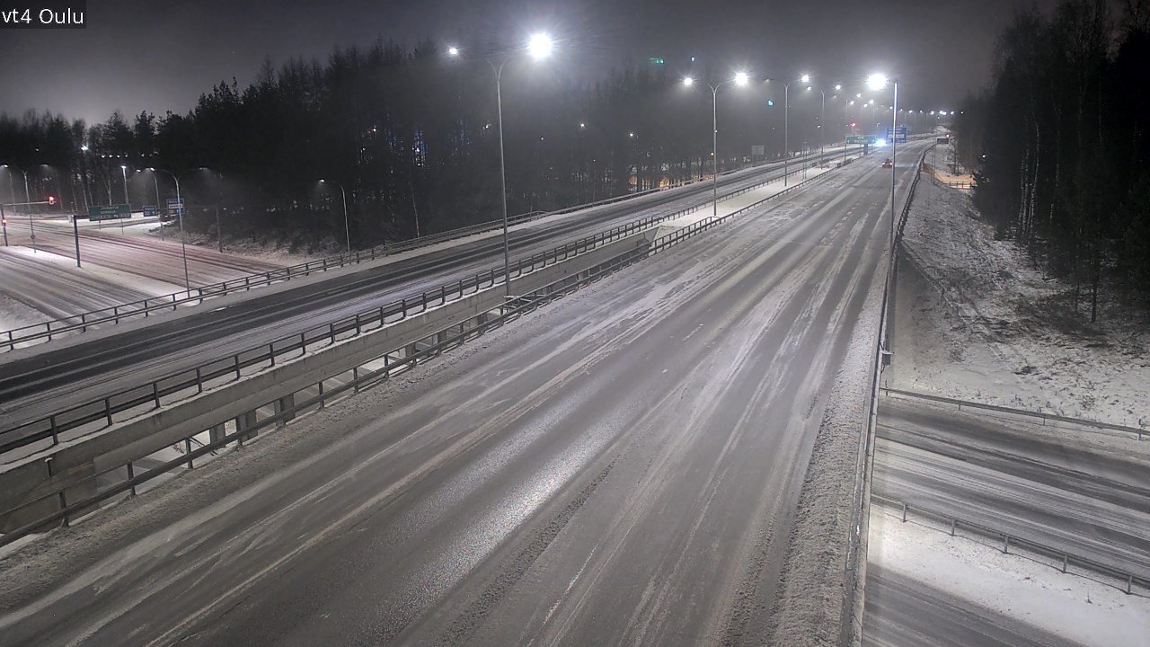 Weather Camera Image Väg 4 Uleåborg, Oulu, Pohjois-Pohjanmaa
