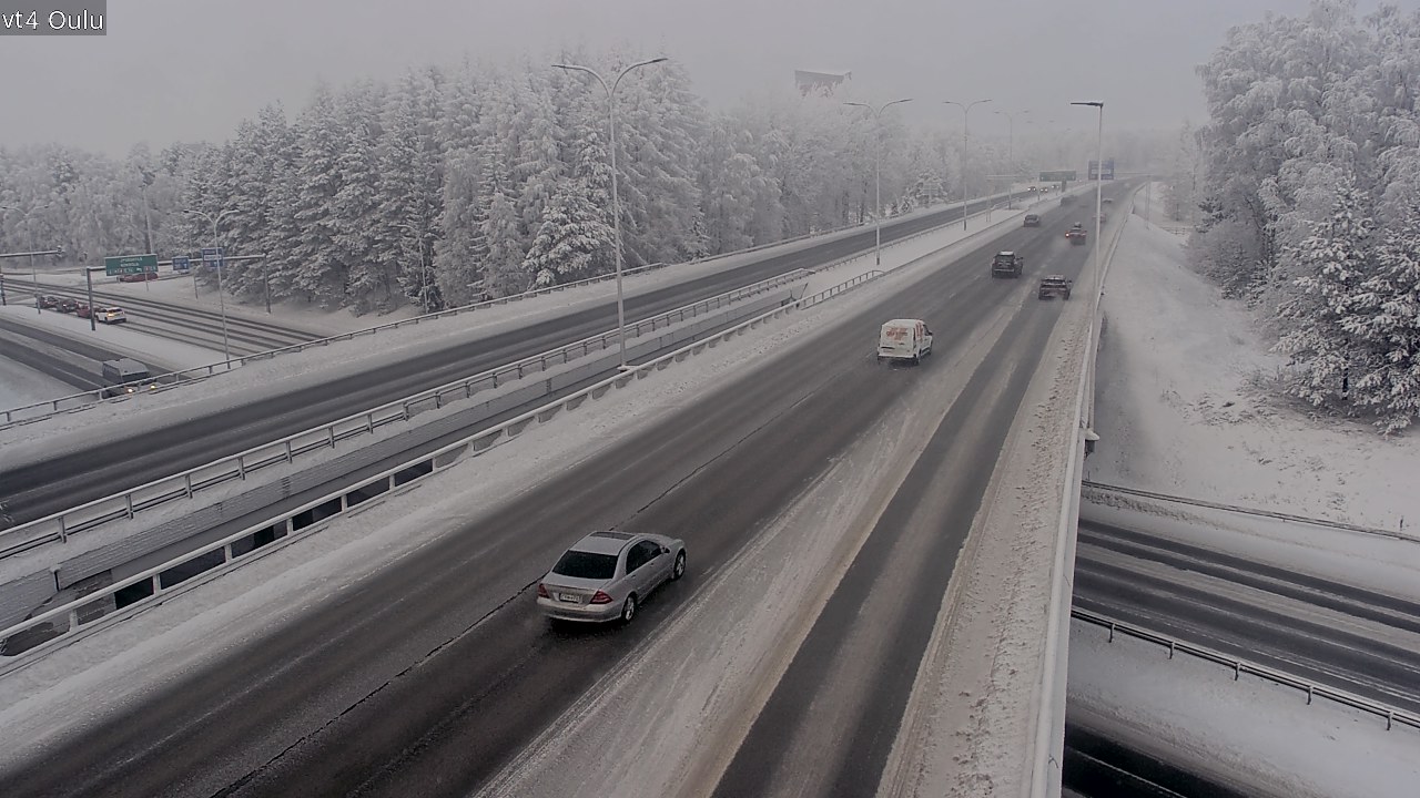 Weather Camera Image Road 4 Oulu, Oulu, Pohjois-Pohjanmaa
