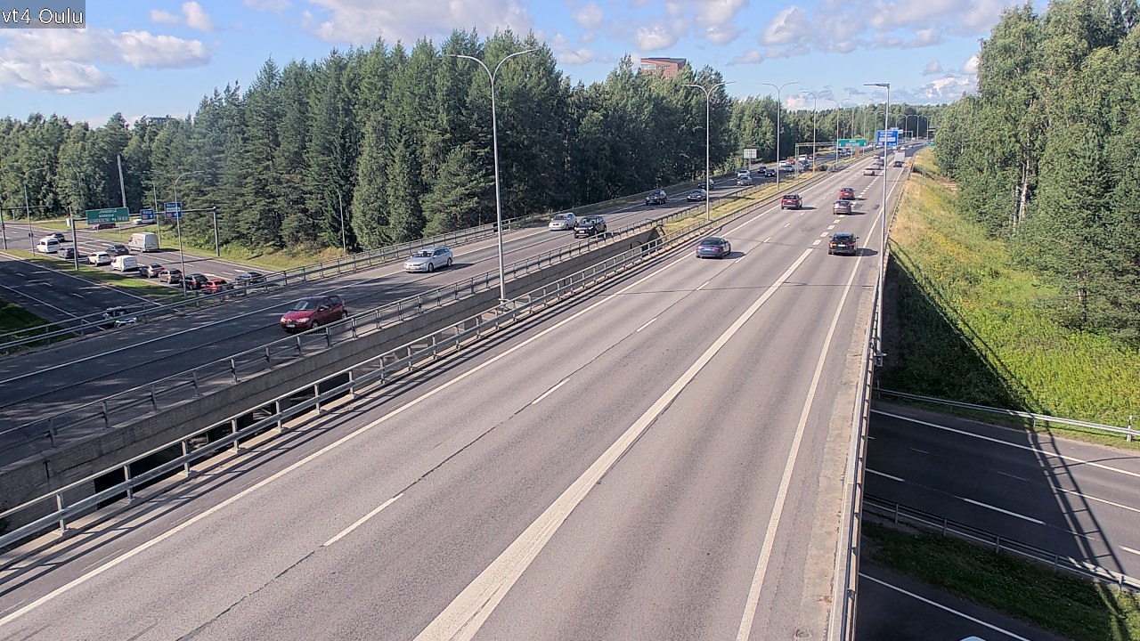 Kelikamerat Kuva Tie 4 Oulu, Oulu, Pohjois-Pohjanmaa