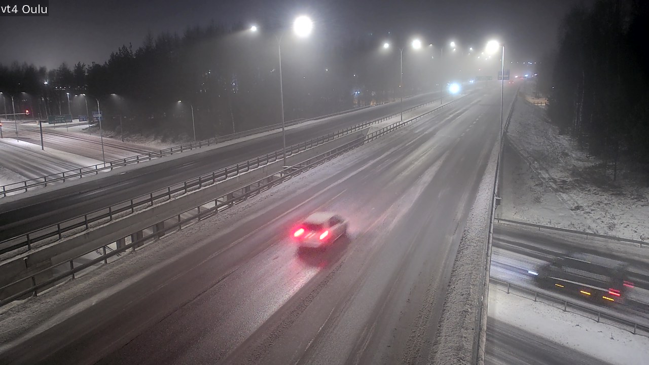 Weather Camera Image Väg 4 Uleåborg, Oulu, Pohjois-Pohjanmaa