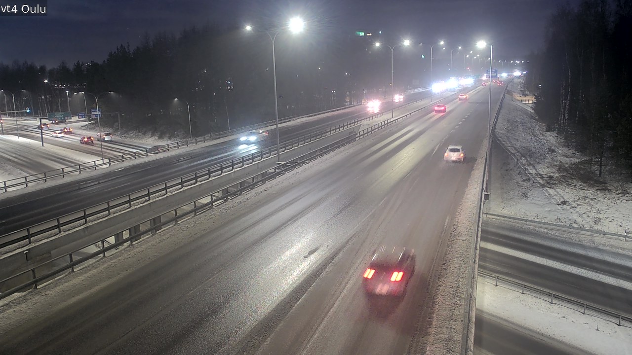 Weather Camera Image Väg 4 Uleåborg, Oulu, Pohjois-Pohjanmaa