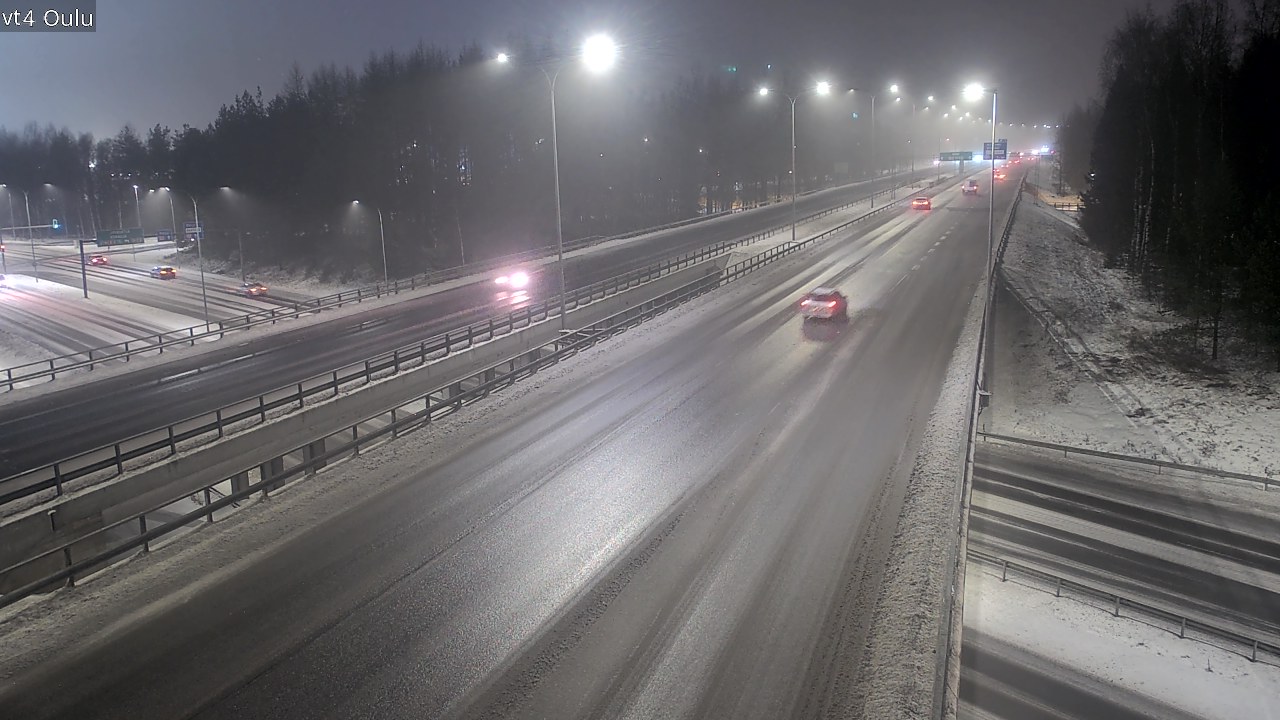 Weather Camera Image Väg 4 Uleåborg, Oulu, Pohjois-Pohjanmaa