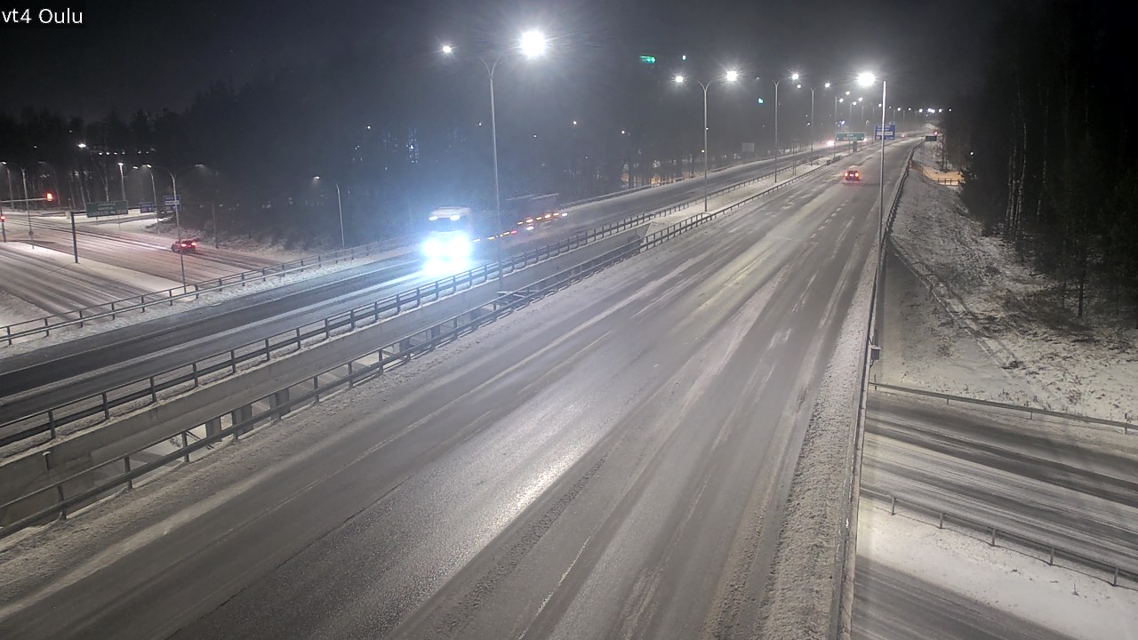 Weather Camera Image Väg 4 Uleåborg, Oulu, Pohjois-Pohjanmaa