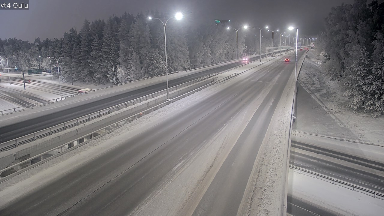 Weather Camera Image Road 4 Oulu, Oulu, Pohjois-Pohjanmaa