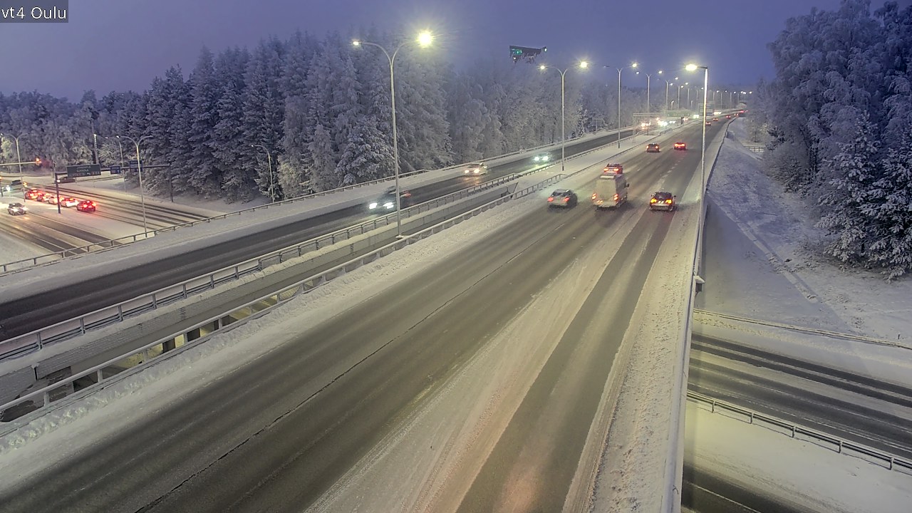 Weather Camera Image Road 4 Oulu, Oulu, Pohjois-Pohjanmaa