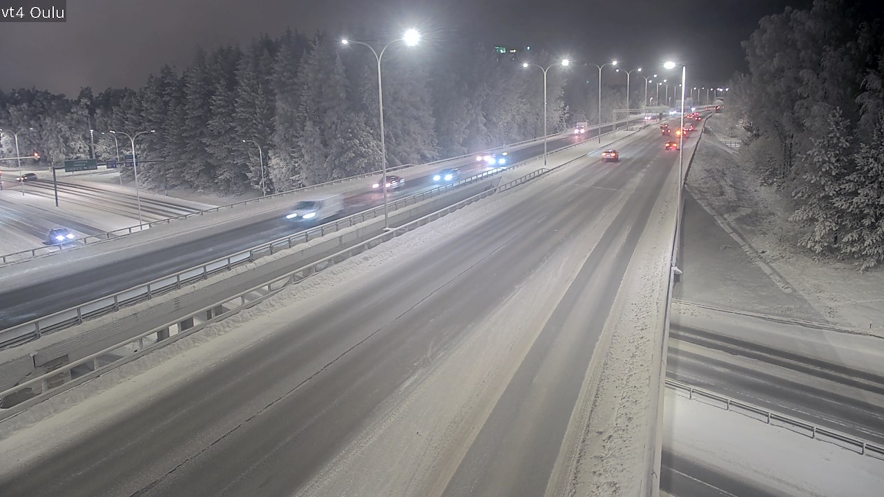 Weather Camera Image Road 4 Oulu, Oulu, Pohjois-Pohjanmaa