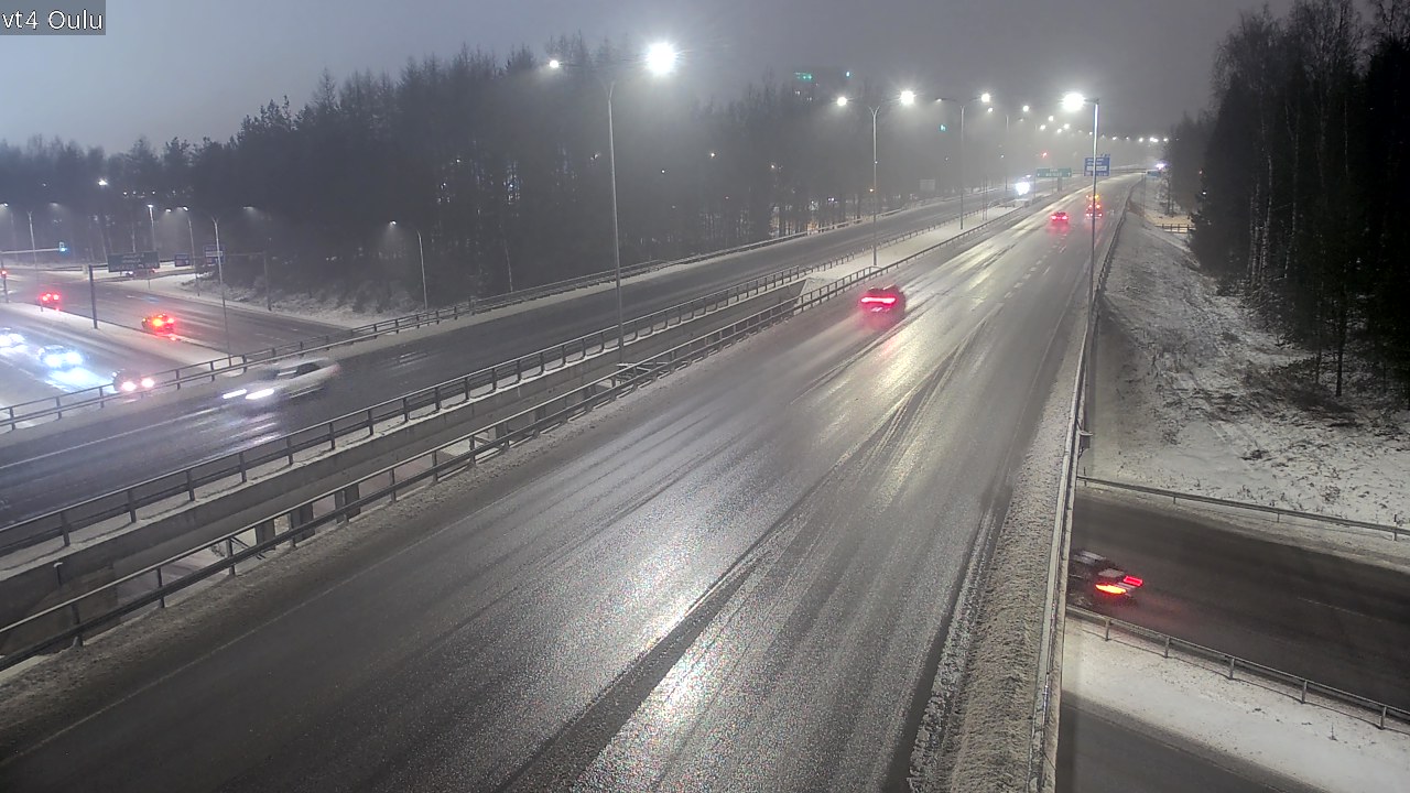 Weather Camera Image Väg 4 Uleåborg, Oulu, Pohjois-Pohjanmaa