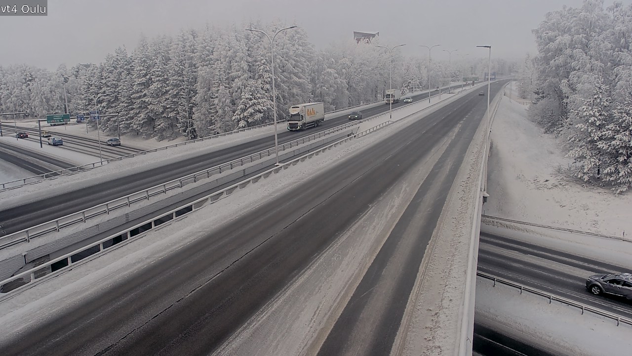 Weather Camera Image Road 4 Oulu, Oulu, Pohjois-Pohjanmaa