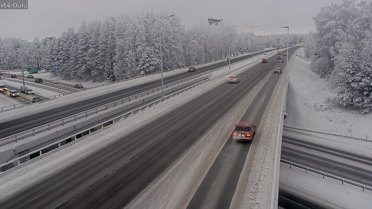 Weather Camera Image Road 4 Oulu, Oulu, Pohjois-Pohjanmaa