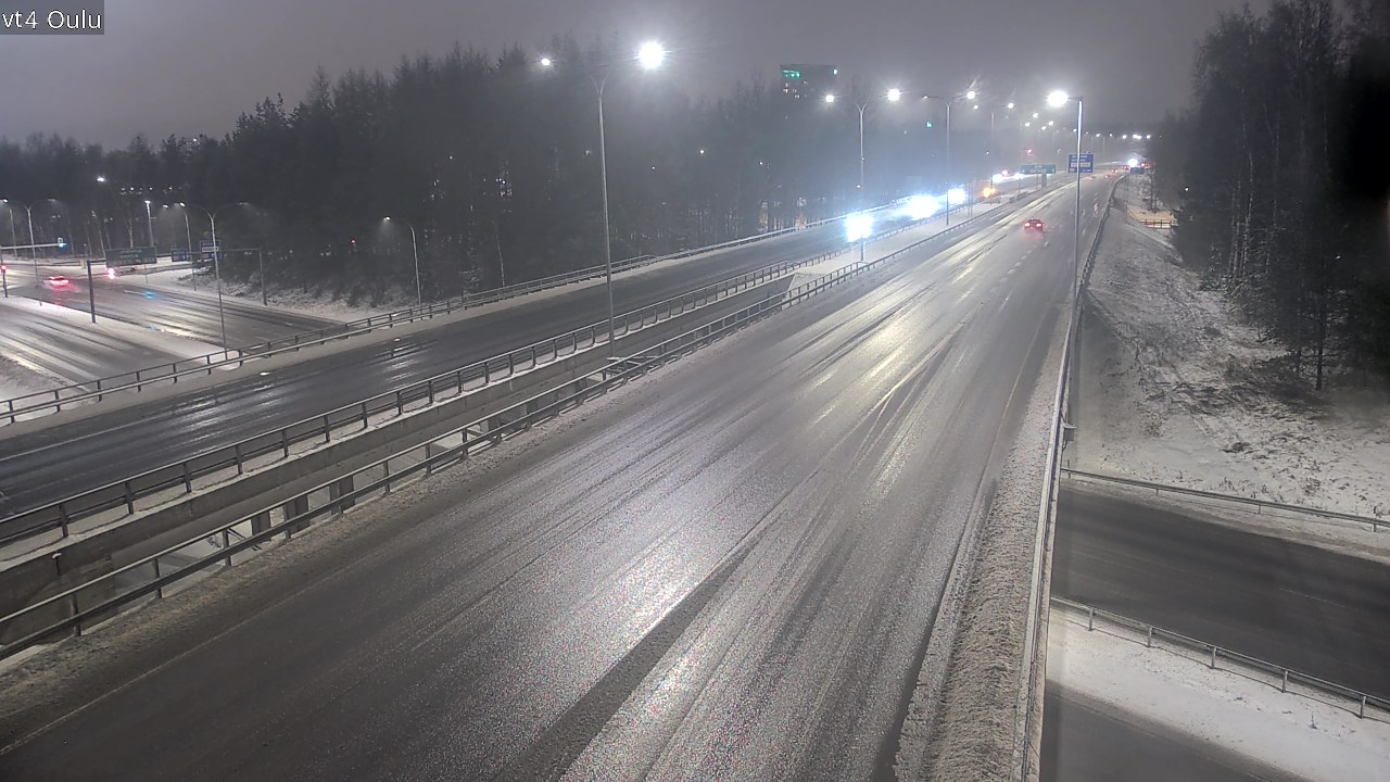 Weather Camera Image Väg 4 Uleåborg, Oulu, Pohjois-Pohjanmaa