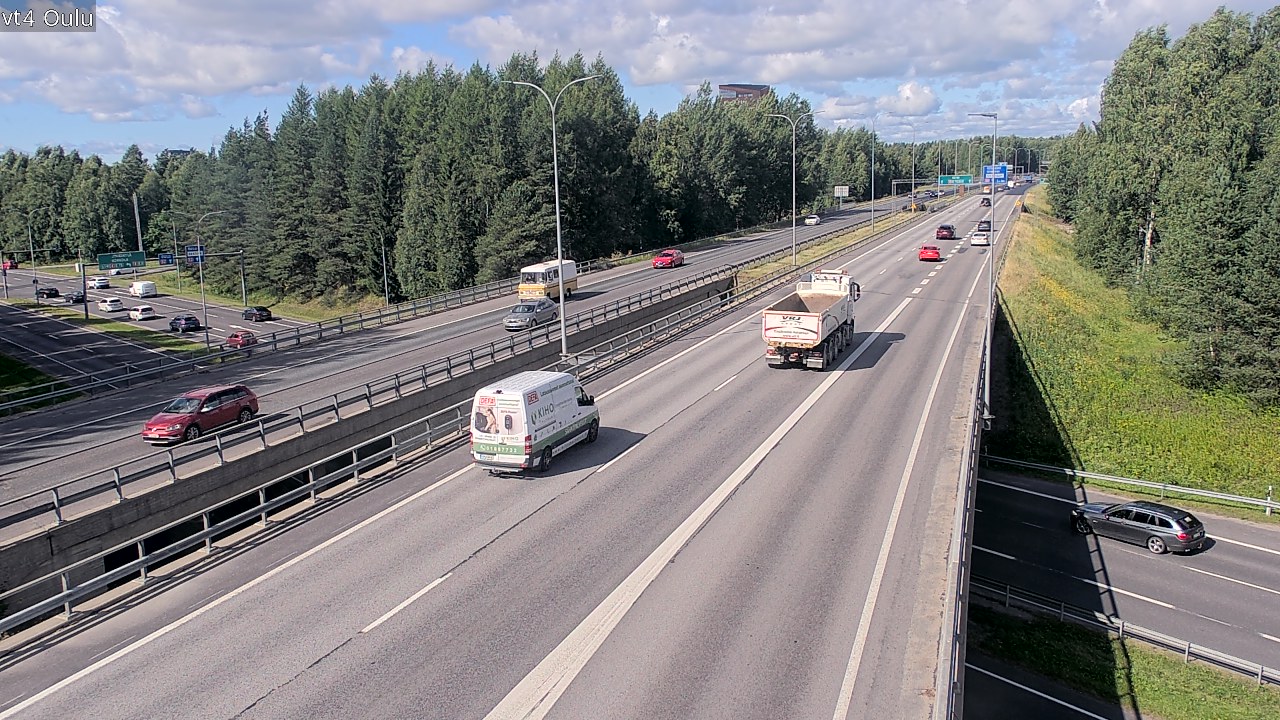 Kelikamerat Kuva Tie 4 Oulu, Oulu, Pohjois-Pohjanmaa