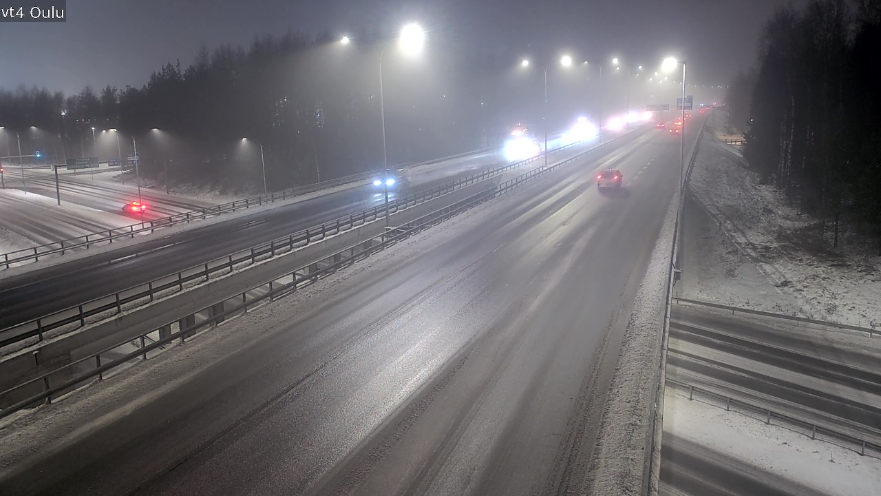 Weather Camera Image Väg 4 Uleåborg, Oulu, Pohjois-Pohjanmaa