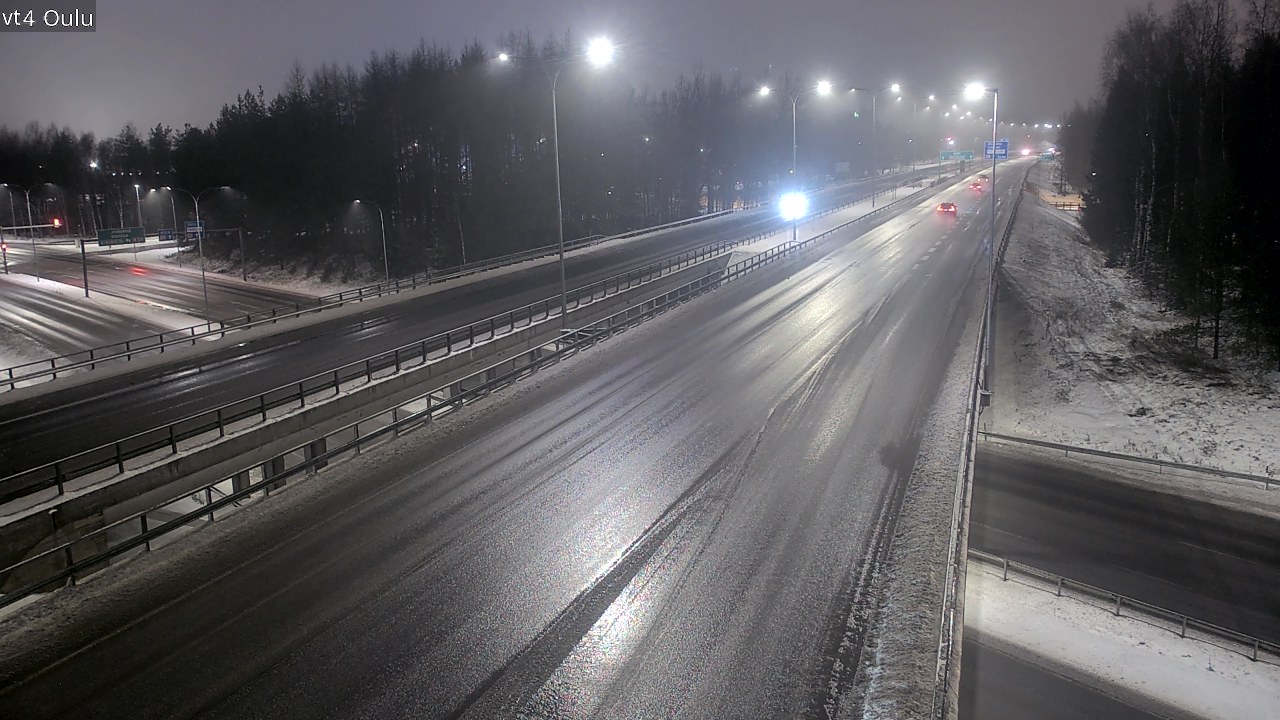 Weather Camera Image Väg 4 Uleåborg, Oulu, Pohjois-Pohjanmaa