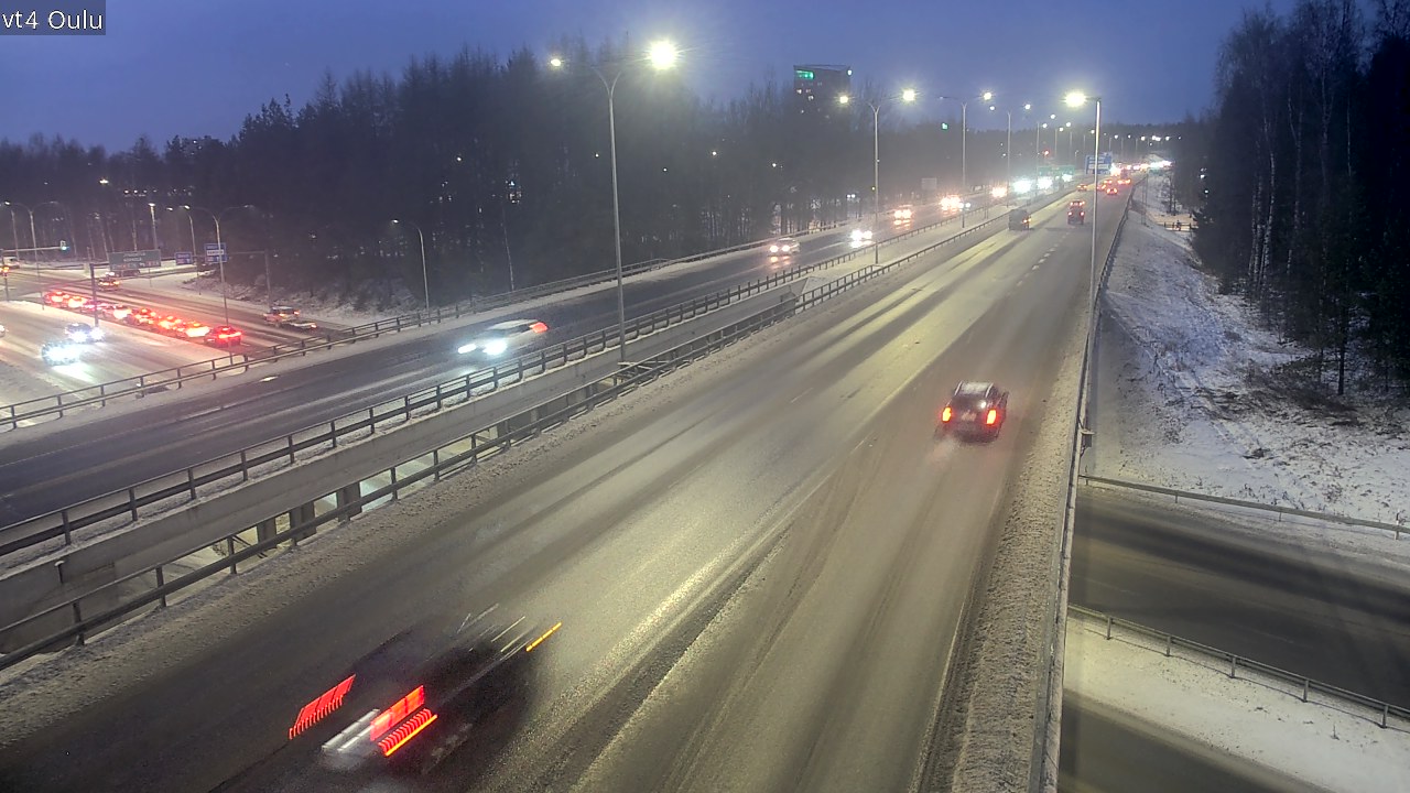 Weather Camera Image Road 4 Oulu, Oulu, Pohjois-Pohjanmaa