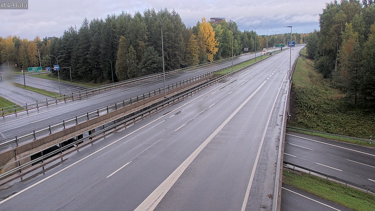 Weather Camera Image Road 4 Oulu, Oulu, Pohjois-Pohjanmaa