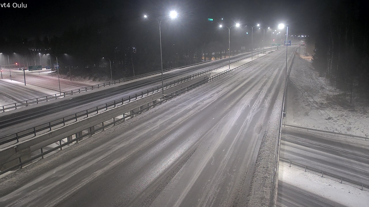 Weather Camera Image Väg 4 Uleåborg, Oulu, Pohjois-Pohjanmaa