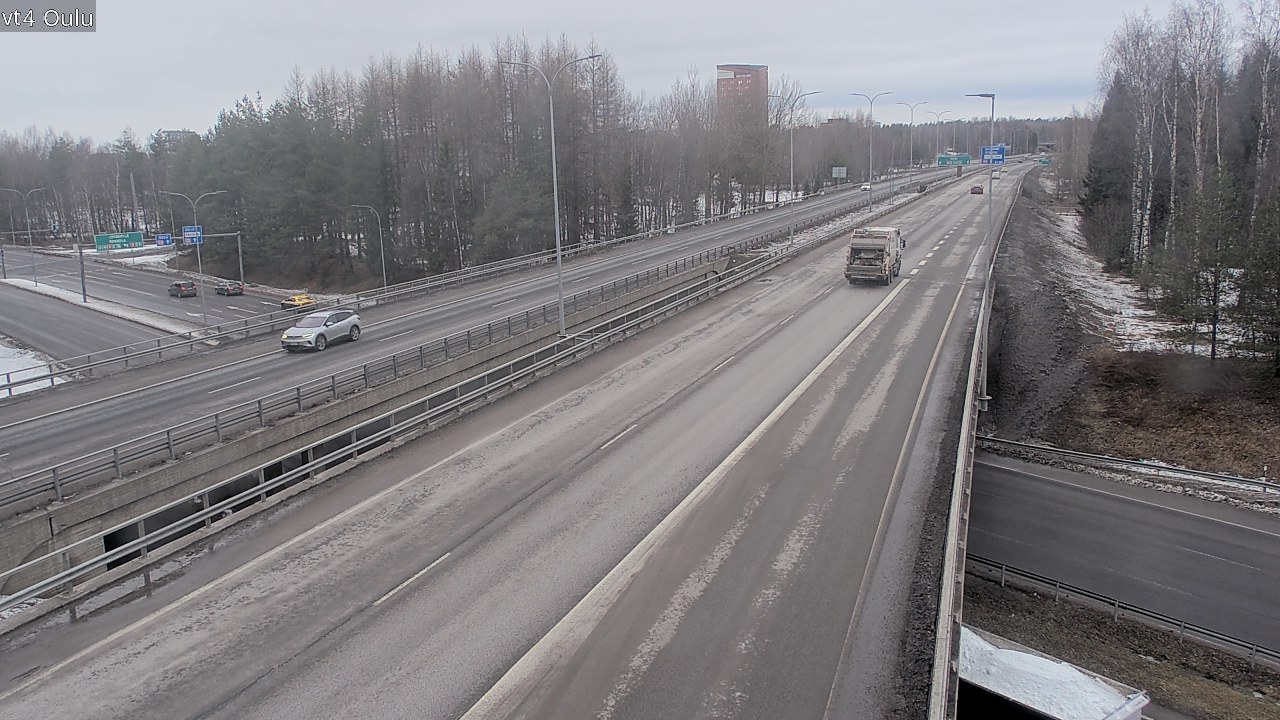 Weather Camera Image Road 4 Oulu, Oulu, Pohjois-Pohjanmaa