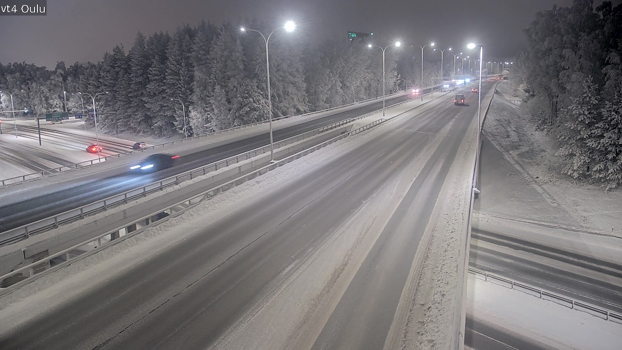 Weather Camera Image Road 4 Oulu, Oulu, Pohjois-Pohjanmaa