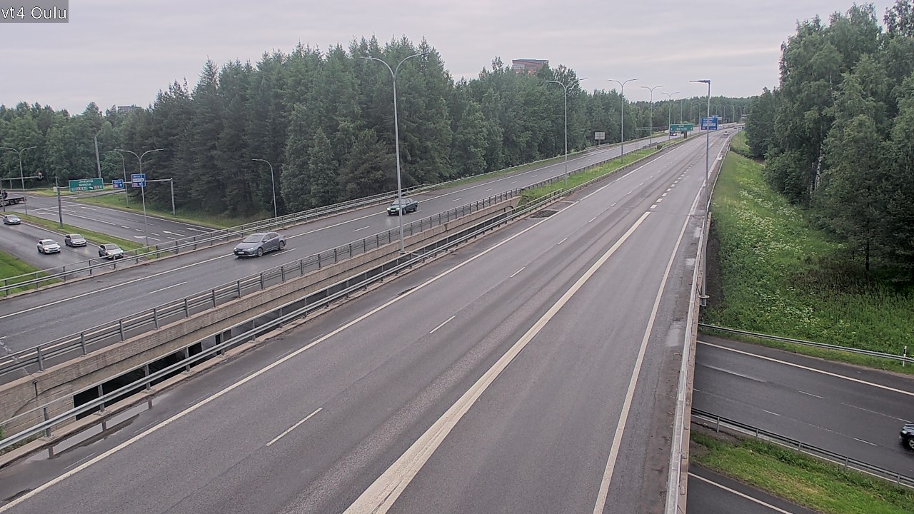 Weather Camera Image Road 4 Oulu, Oulu, Pohjois-Pohjanmaa