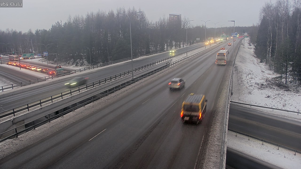 Weather Camera Image Väg 4 Uleåborg, Oulu, Pohjois-Pohjanmaa