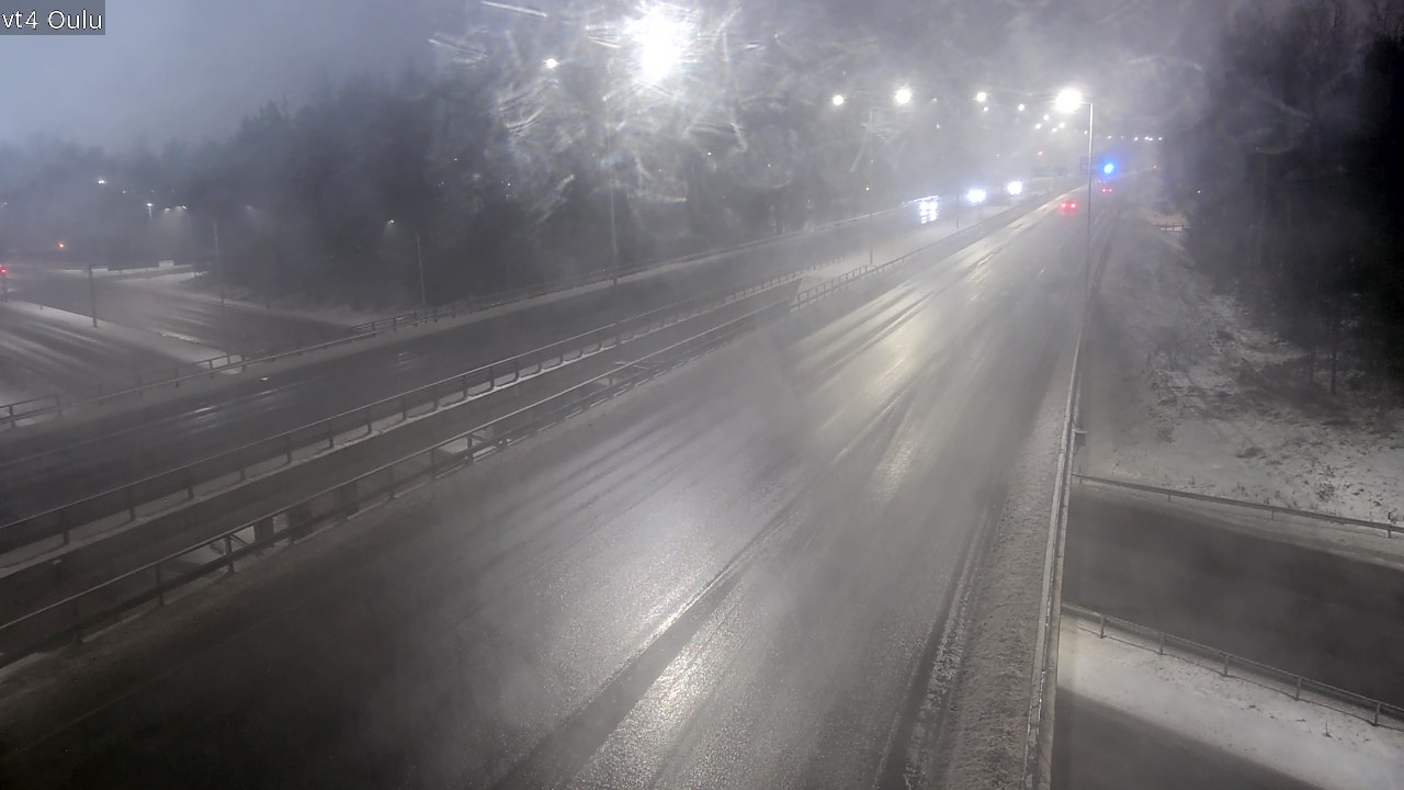 Weather Camera Image Väg 4 Uleåborg, Oulu, Pohjois-Pohjanmaa